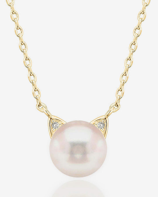 Freshwater Cultured Cat Pearl Necklace
