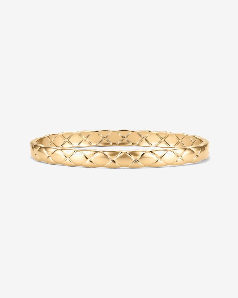 Waterproof Quilted Hinged Bangle