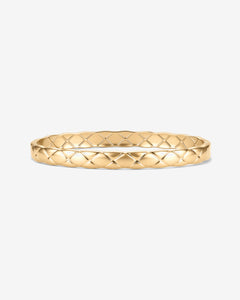 Waterproof Quilted Hinged Bangle