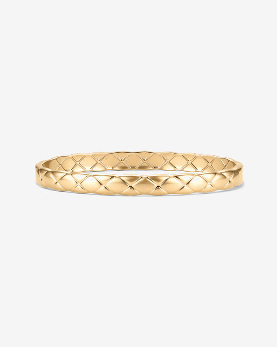 Waterproof Quilted Hinged Bangle