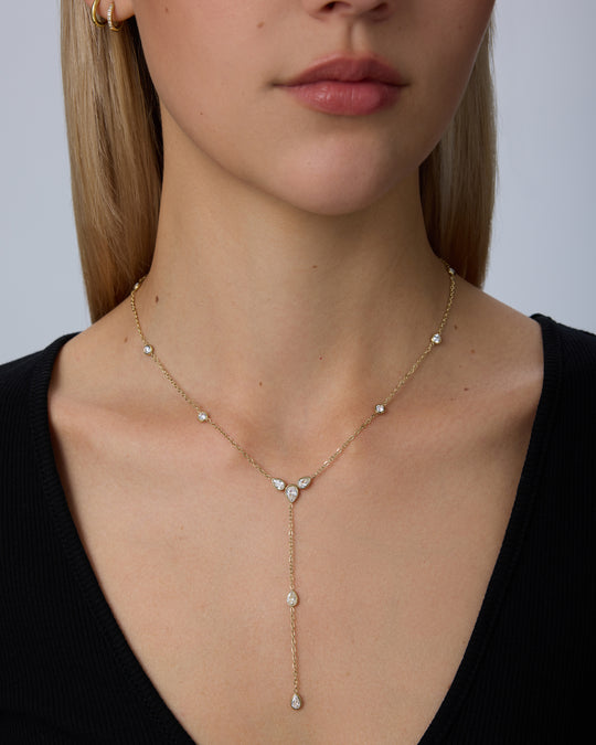 Waterproof Long Lariat Necklace