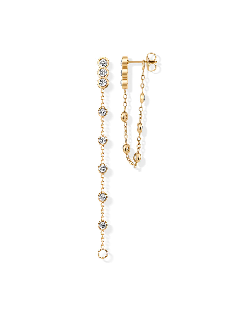 Waterproof Long Drop Earrings