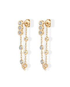 Waterproof Long Drop Earrings