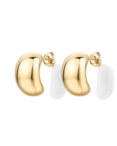 Waterproof Dome Hoop Earrings