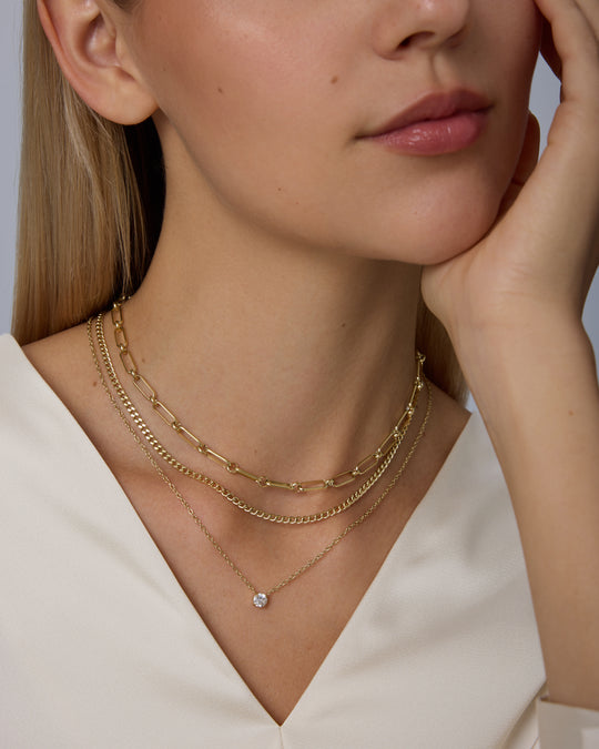 Waterproof Layered Chain Necklace