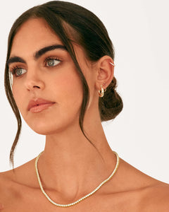 Long Choker Tennis Necklace