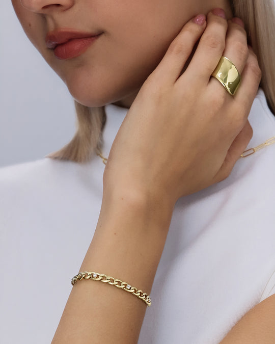 Waterproof Curb Chain Bracelet