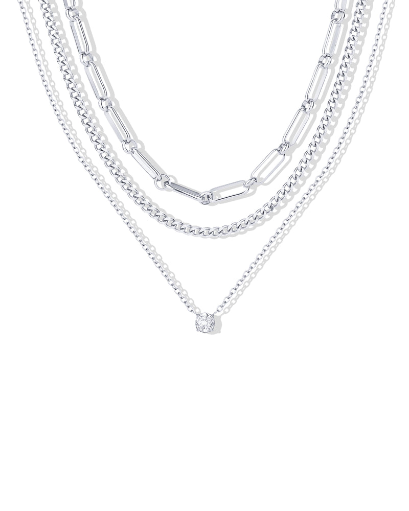 Waterproof Layered Chain Necklace