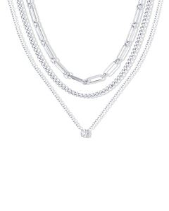 Waterproof Layered Chain Necklace