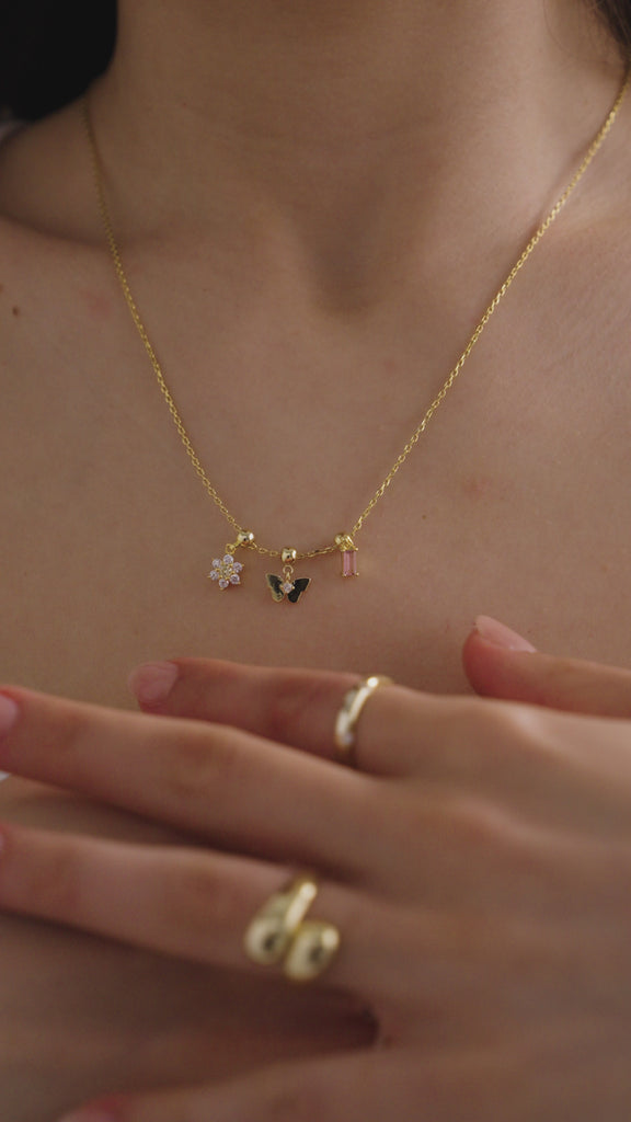 #Variant_Yellow Gold / Whimsy Butterfly