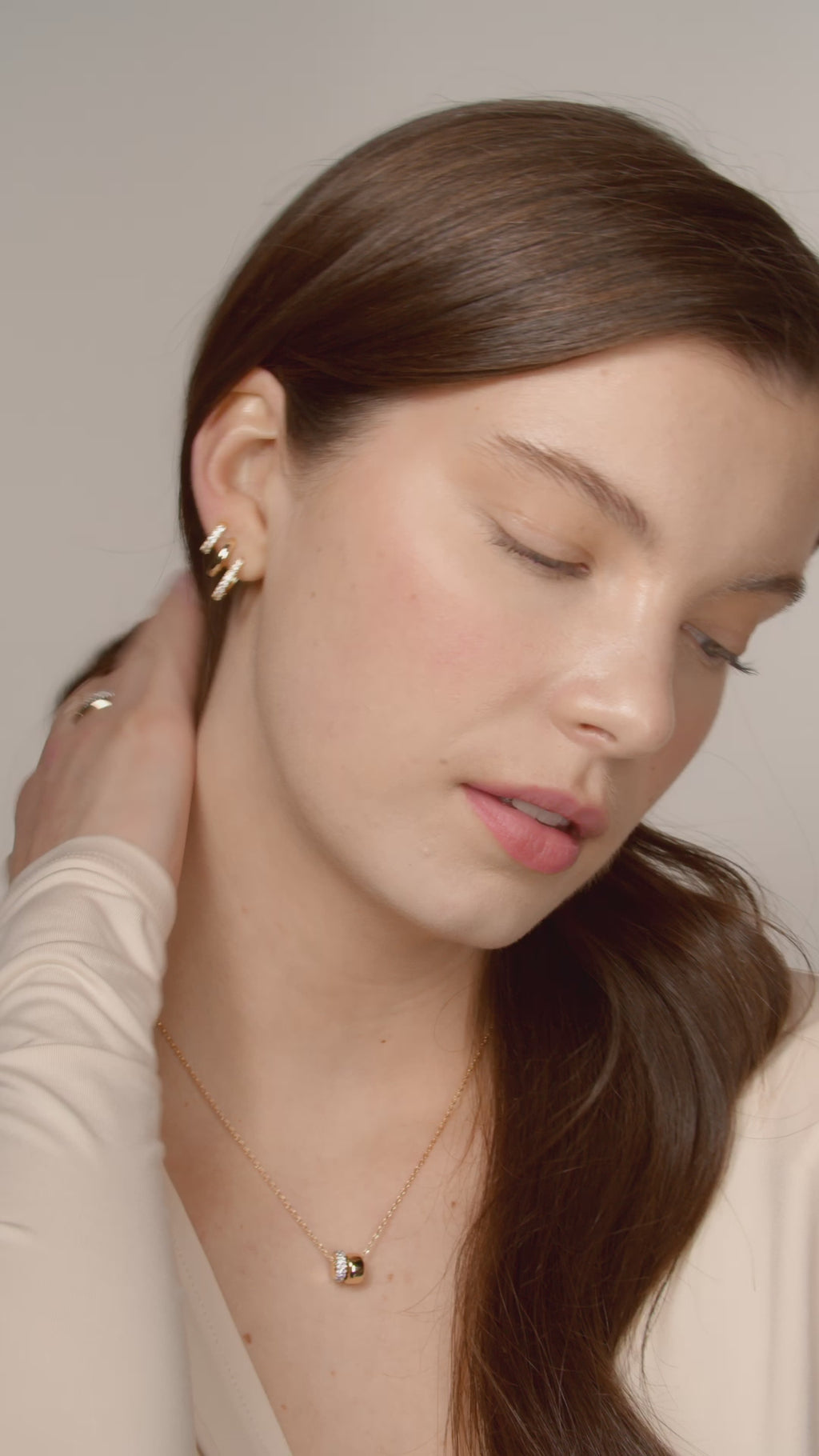 CZ Multi Hoop No Piercing Earring – PAVOI