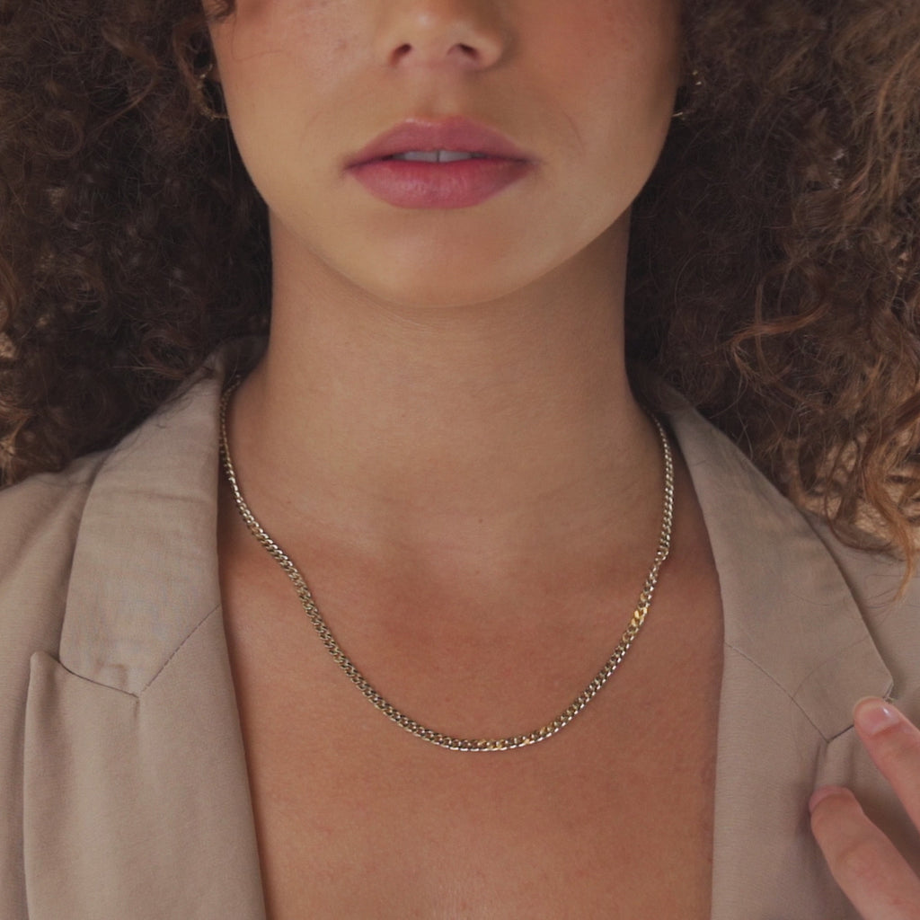 Curb Chain Adjustable Necklace  Necklace 