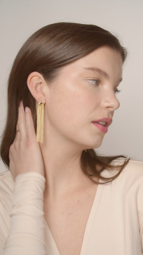 Arch Tassel Earrings   