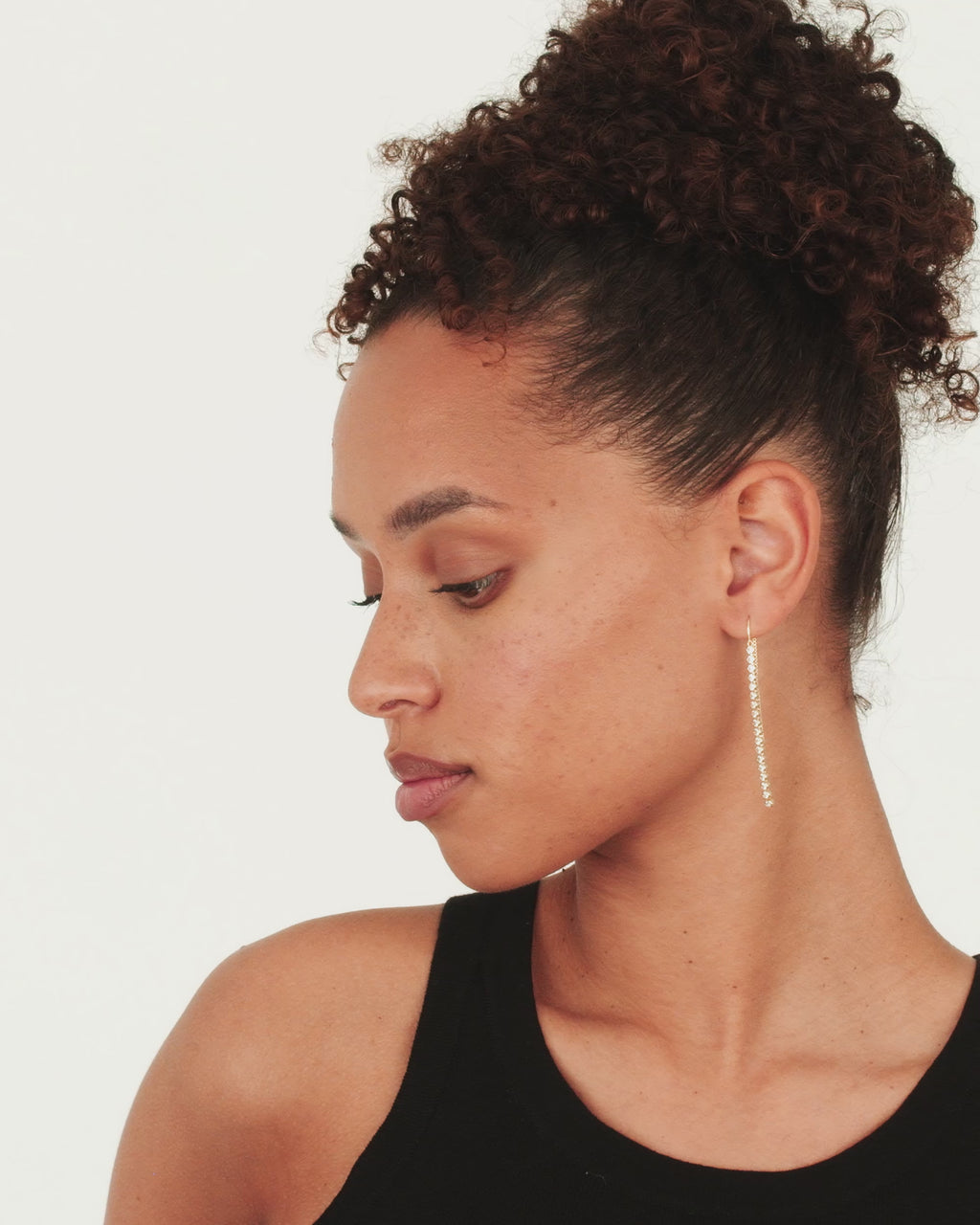 Cubic Zirconia Threader Earrings – PAVOI