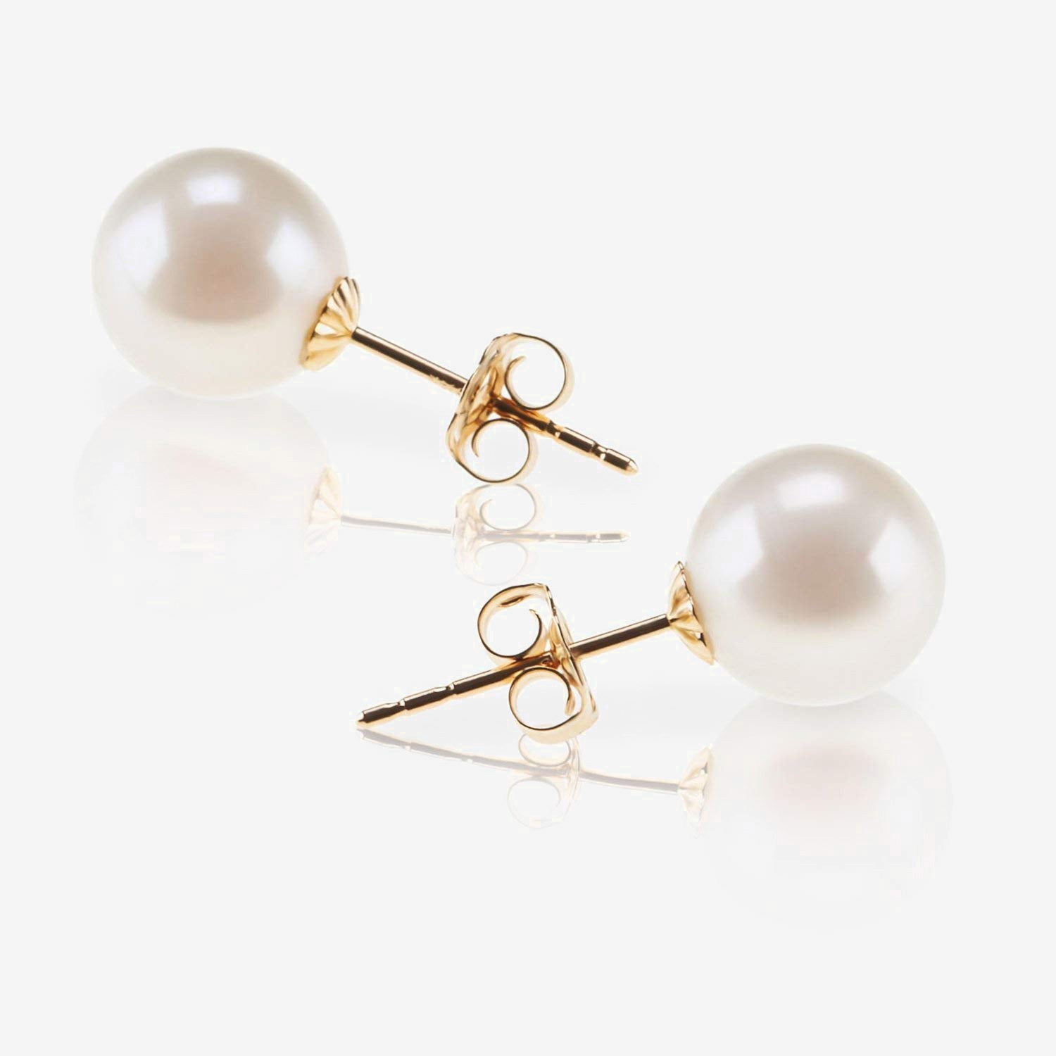 Small Sphere Screw Back Gold Stud Earrings for Women by PAVOI
