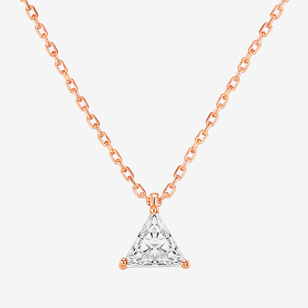 Trillion Pendant  Necklace 