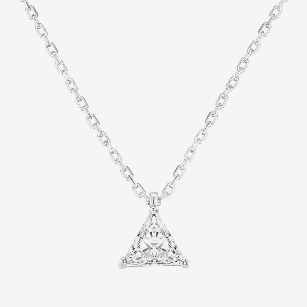 Trillion Pendant  Necklace 