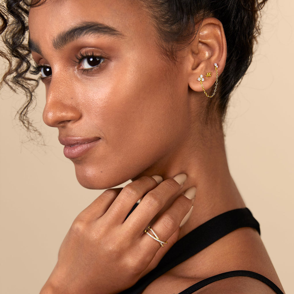 Dazzling Screw Back Studs Collection  Earring 