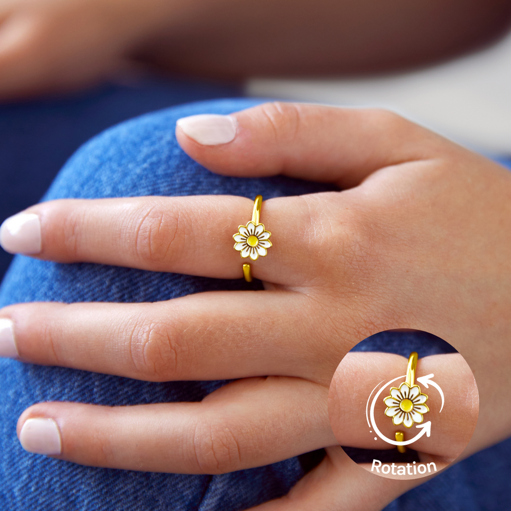 Floral Anxiety Ring  Rings 