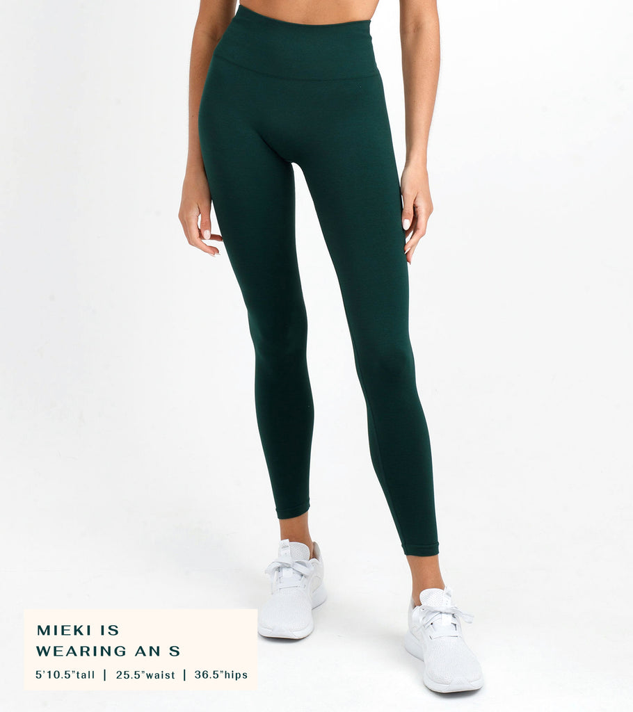 Forest Green High Performance Seamless Scrunch Butt Lifting Leggings  Leggings 