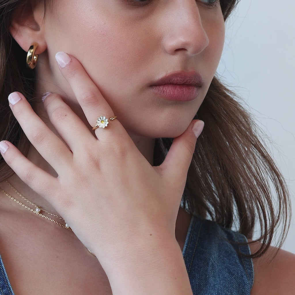 Floral Anxiety Ring  Rings 