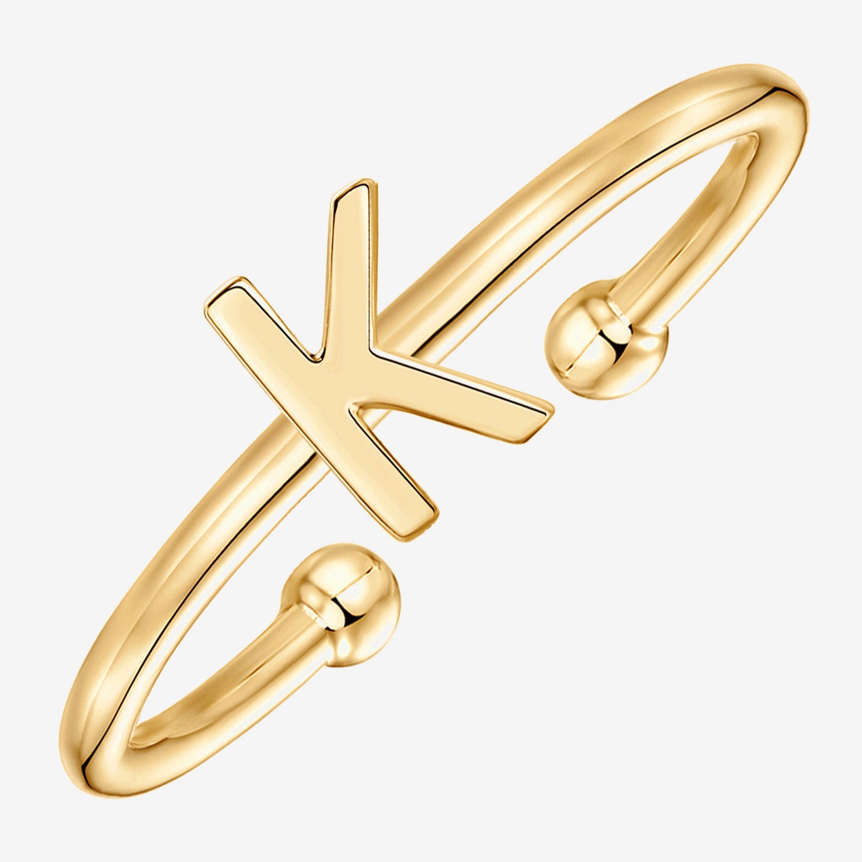 Louis Vuitton LV & Me Bracelet, Letter O, Gold, One Size