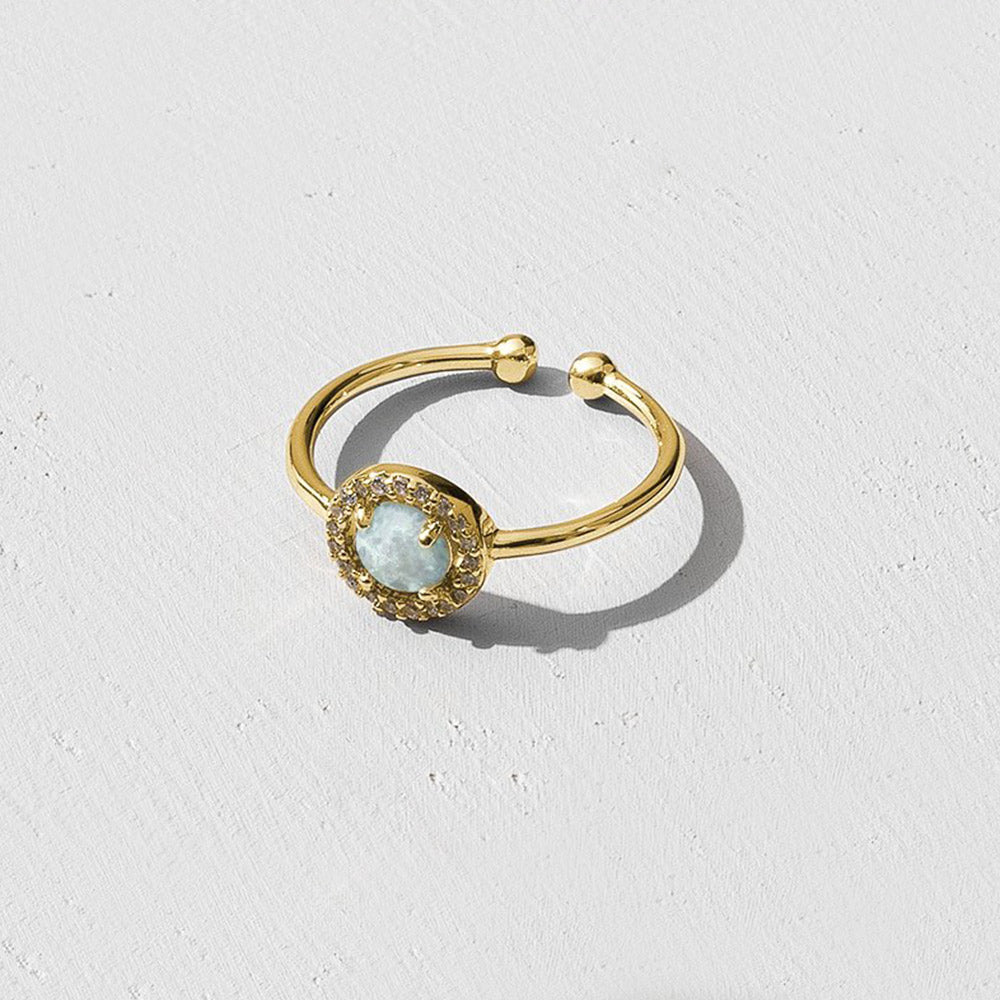#Variant_Yellow Gold White Opal