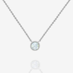 White Vermeil White Opal