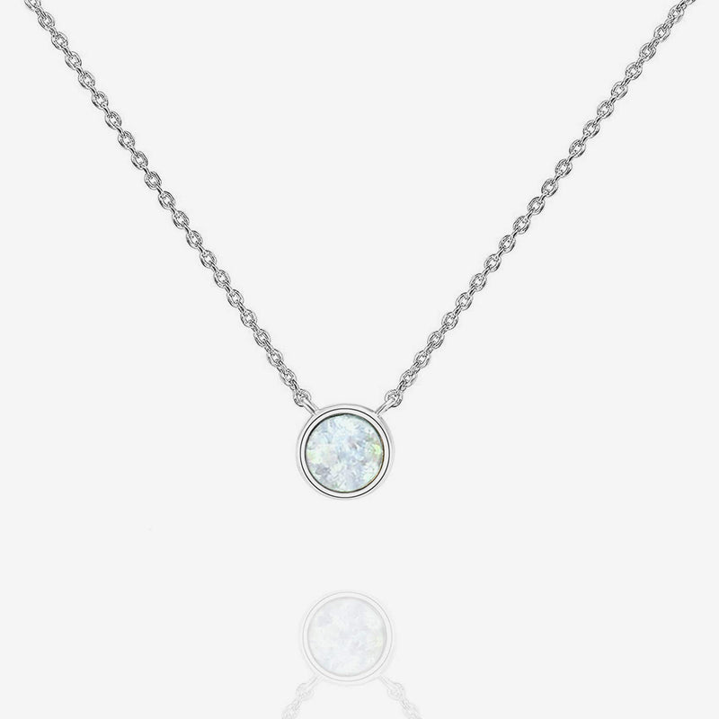 White Vermeil White Opal