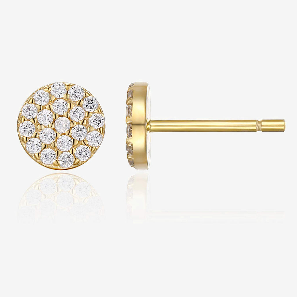 Audrey Studs Yellow Gold Earring 